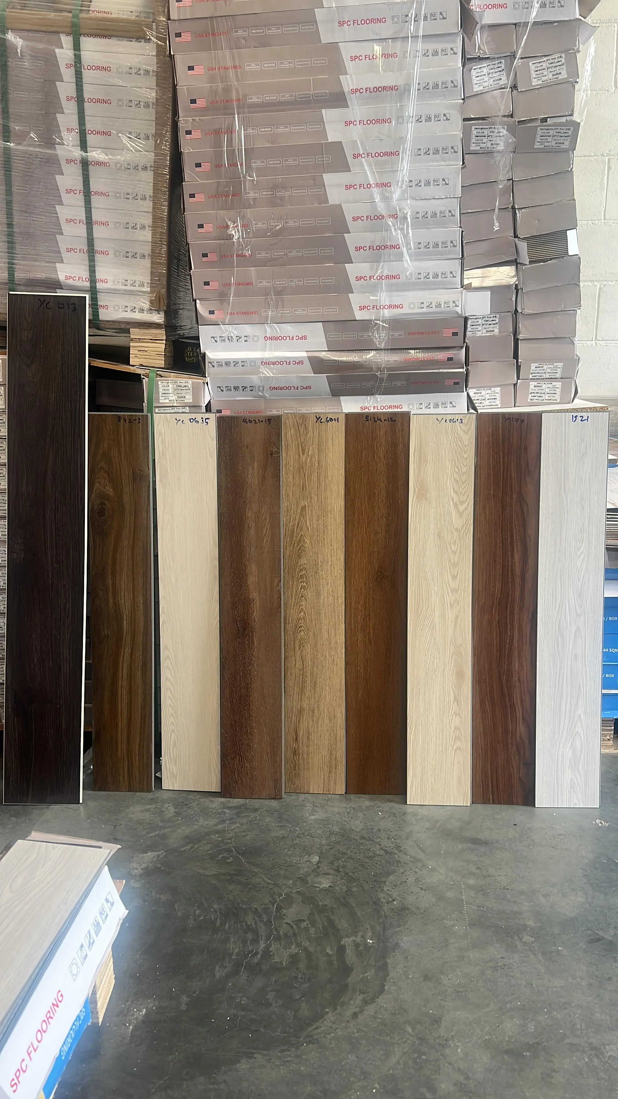 Sunset Teak Gold SPC flooring in a traditional Qatari interior